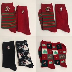 FINAL DROP 8 NEW pairs UGLY Christmas X-mas sock